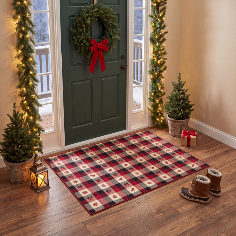 Tapis d'intérieur pour l'extérieur Pentice, Rectangle 2 pi 11 po x 4 pi 11 po