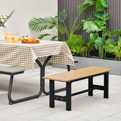 Latoysha Metal Outdoor Bench by Winston Porter