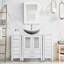 Meuble-lavabo simple 48 po avec plateau Graycelyn-402624794-402624793