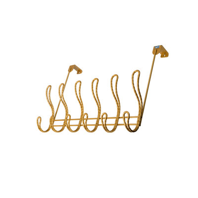 Eilif Steel - FantasHome Over The Door Hook Rack, Twisted Design with 12 Hooks