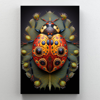 " Wildflowers And Ladybug "