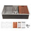 Évier de cuisine encastrable 30 po x 19 po x 10 po à encastrer 16 po