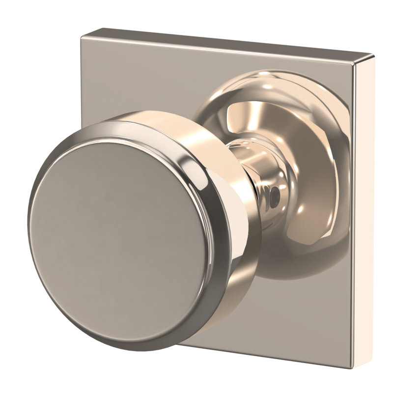 Bouton de couloir et de lit sur mesure avec garniture Collins, Nickel poli