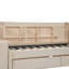 Lit de jour simple tapissier avec tiroirs, tablettes, armoires rabattables et table d'appoint-118022241