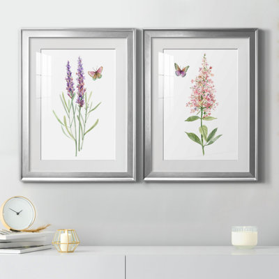 " Wildflower Botanical I " 2 - Pieces