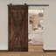 Porte de grange en bois lambrissé brut-89281937