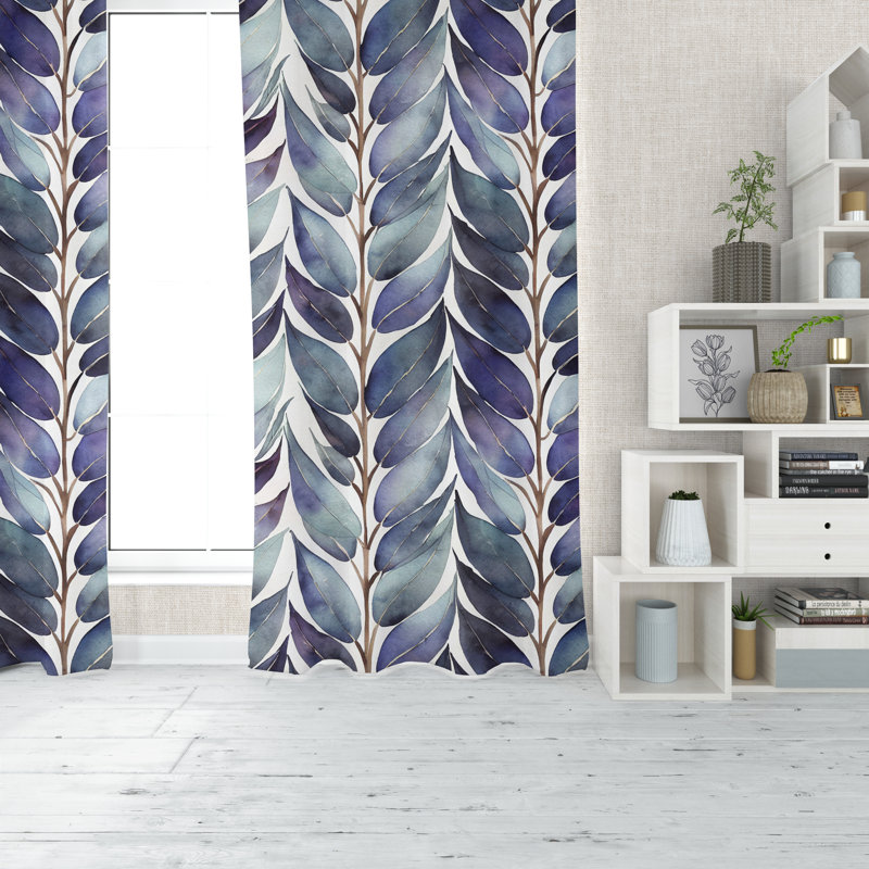 Kadil Room Darkening Curtain, 40" W x 82" L