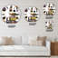Horloge murale surdimensionnée Mid-Century-73197229