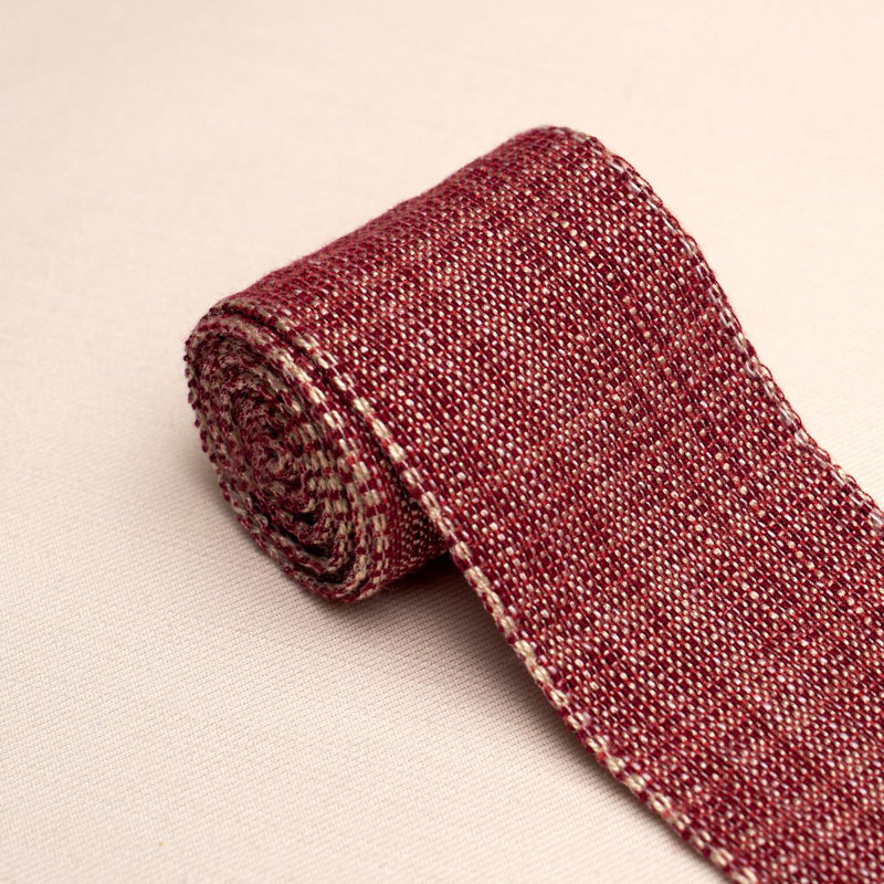 Ruban de tweed moyen, Rouge