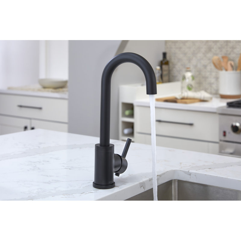 Parma Single Handle Bar Faucet, Satin Black