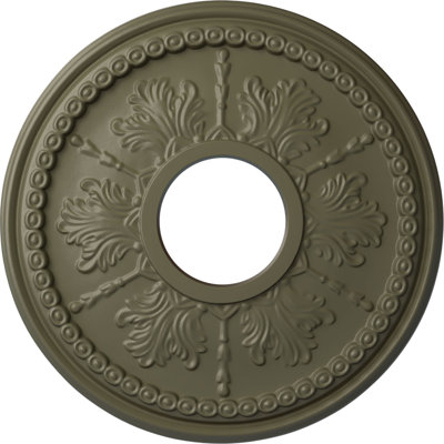 Médaillon de plafond H 13,875 po x l 13,875 po x P 1,25 po Tirana