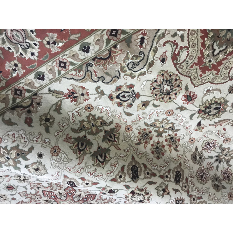 Hand-Knotted High-Quality Rust Area Rug