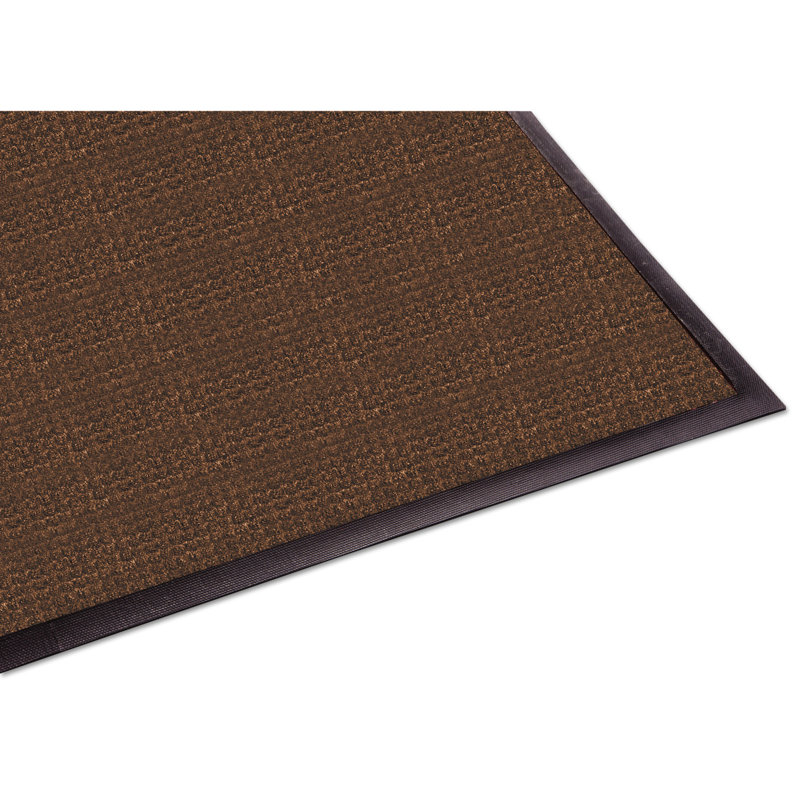 Paillasson d'extérieur antidérapant uni, Rectangle 4 pi x 6 pi, Anthracite