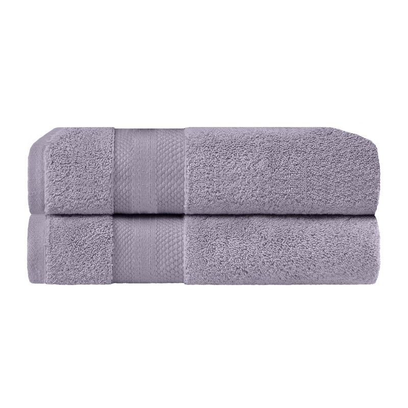 Collection de serviettes finlandaises en peluche 100% turque, Glycine, Serviettes de bain - paquet de 2