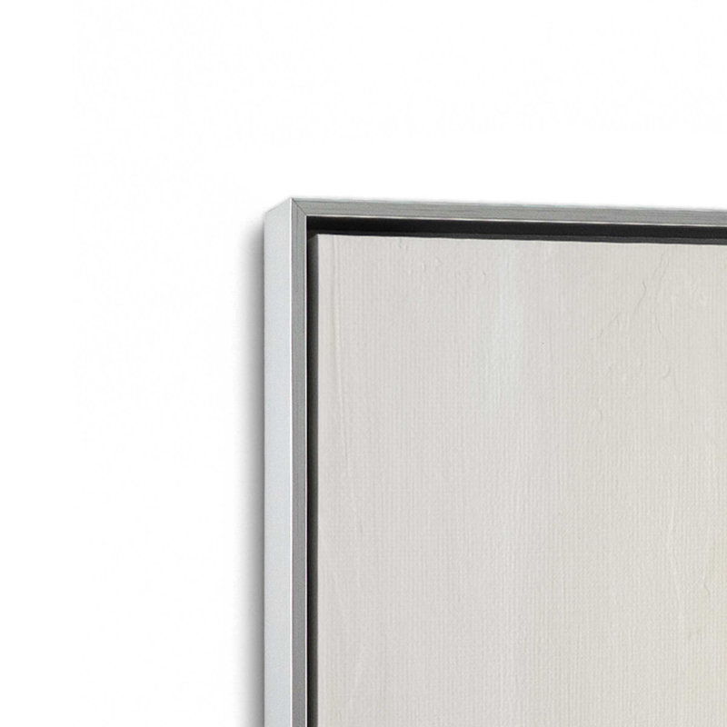 16 "x 16" texturé Emerald Echoes, ensemble de 2 impressions sur toile dans un cadre blanc, Cadre flottant en chrome poli