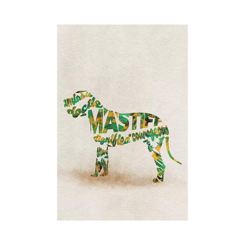 Mastiff by Ayse Deniz Akerman - Wrapped Canvas Gallery-Wrapped Canvas Giclée, 66.04 cm H x 45.72 cm W x 1.91 cm D