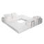 Canapé modulaire en forme de L, canapé modulaire compressé en velours côtelé de style minimaliste moderne, se déplie en un lit, une chambre à coucher, canapé confortable à conception compacte (beige)-28861029