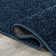 Airidas Solid Low-Pile Navy Rug