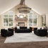 Clifford 3 - Piece Velvet Living Room Set