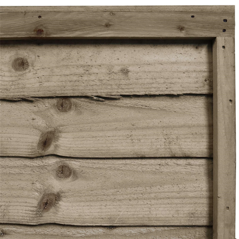 ELEP Brown Wood Pet Barrier
