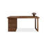 Bureaux rectangulaires en bois massif brun noisette-1889646744-1889646749