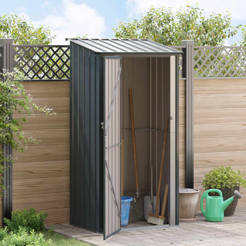 Vidaxl Garden Sheds Metal Outdoor Structures Storage Modern Weather Resistant