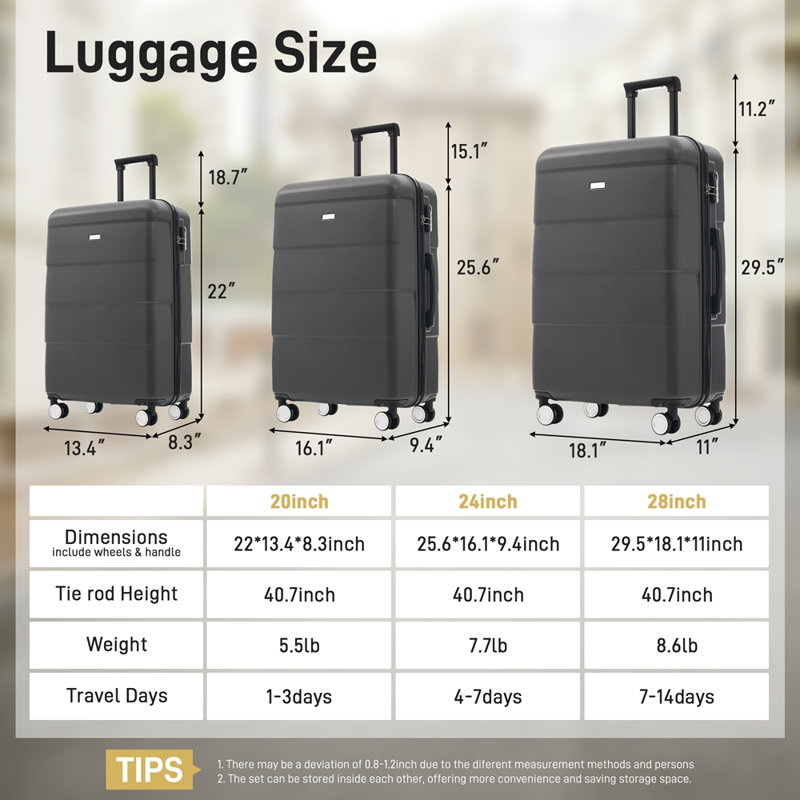 Valise à roulettes doubles Hardshell, Gris anthracite