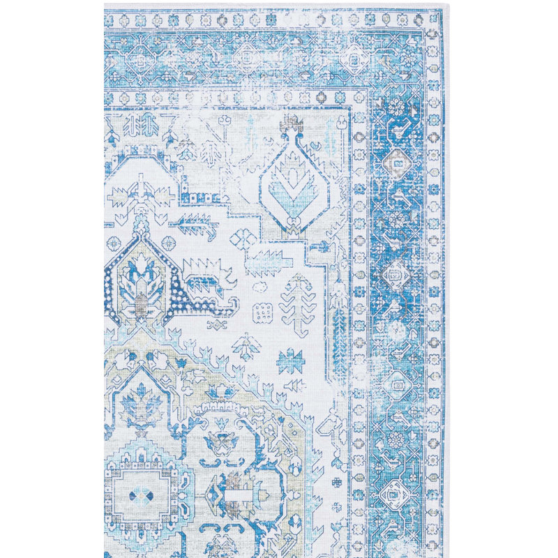 Maleek Performance Machine Washable Oriental Rug, Rectangle 8' x 10'