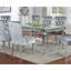 Glam argent et gris foncé 9 pièces ensemble de salle à manger W-966119376