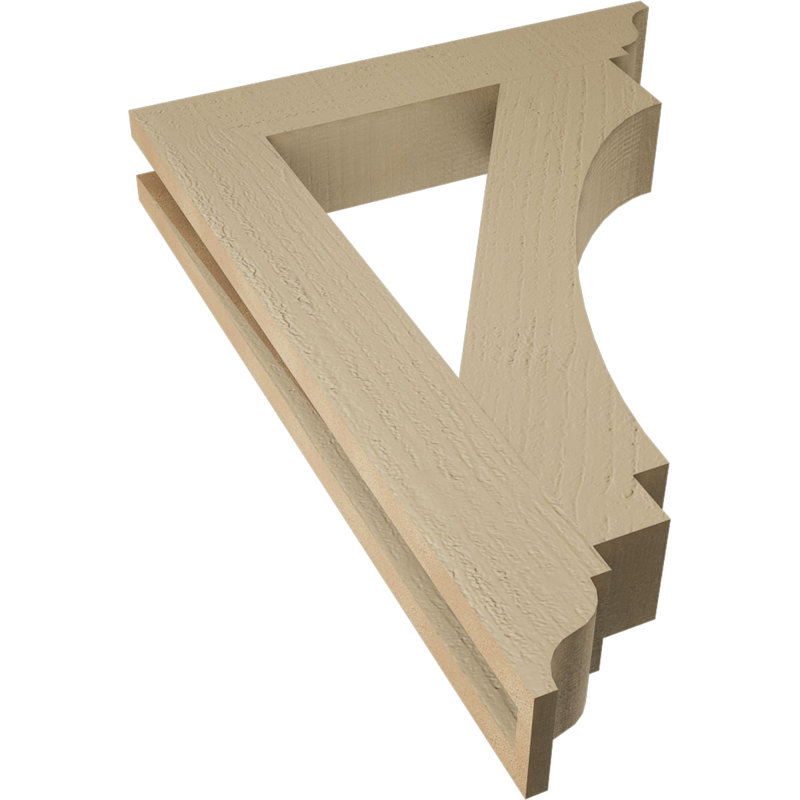 Support en bois de cèdre impérial traditionnel Imperial, H 28 po x l 3,5 po x P 20 po