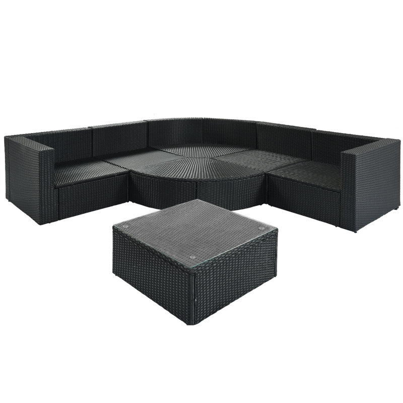 Outdoor Lounge With And Gray Cushions For Deck Striped Pillows