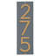 Floating 1-Line Wall Address Plaque-134110777-134110987-134106667