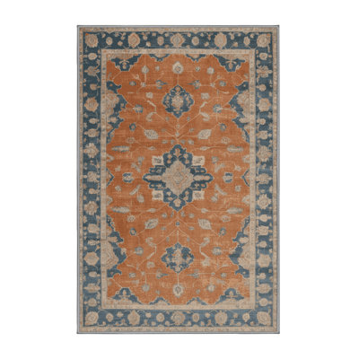 Machine Washable Overdyed Gray Area Rug