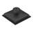FlowGuard 6" Matte Black square grid drain-126309774