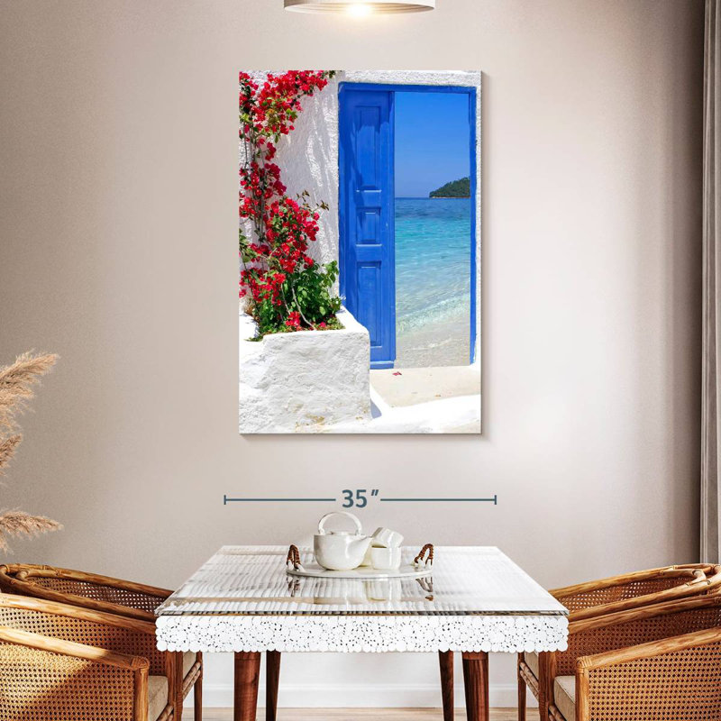 Lilie Beachside Greek Door, 48" H x 32" W