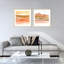 "Desertscapes" - ensemble de 2, par Art mural encadré-1193828857-1193828858