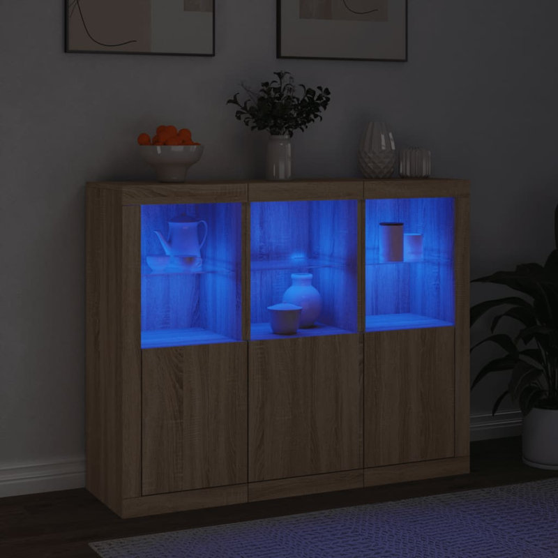 Azima 123cm Sideboard, Sonoma Oak