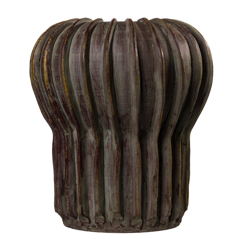 Visha Grey Green Terracotta Vase