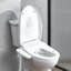 Siège de toilette allongé bidet électrique chauffant intelligent avec accoudoirs latéraux
