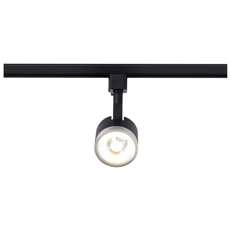 Matte Black and Brushed Nickel Adjustable LED Track Head