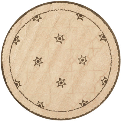 Fullerton Hand Hooked Cotton Pile Geometric Rug