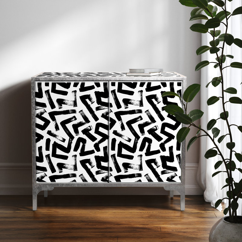 42'' Glass Top Console Table