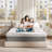 12'' Medium Pocket Spring Hybrid Memory Twin XL Mattress With Certipur-US Certified Foam,In A Box-467527755-467466532