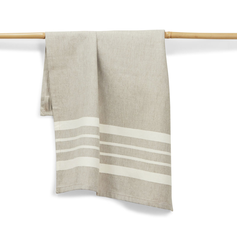 HORIZON Stripe Tea Towel, Chai