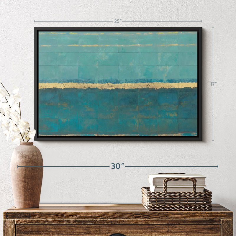 Abstract " Quietude II Canvas Print ", 17" H x 25" W