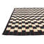 Tapis noir et blanc Noe