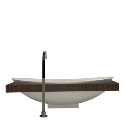 Suave 78.75'' L Freestanding Soaking Bathtub