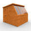 6 ft. W x 6 ft. D Solid Wood Shiplap Pent Garden Shed