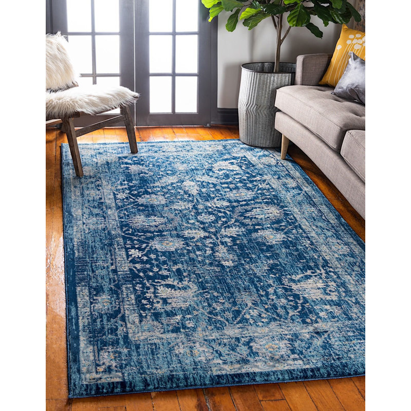 Tapis bleu Alesund, Rectangle 7 pi x 10 pi