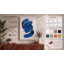 Blue Spirals Abstract - Wrapped Canvas-1298605578-1298605581